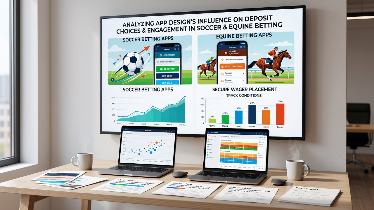 Comparison view of equine betting app dashboard with funding options integrated into race listings