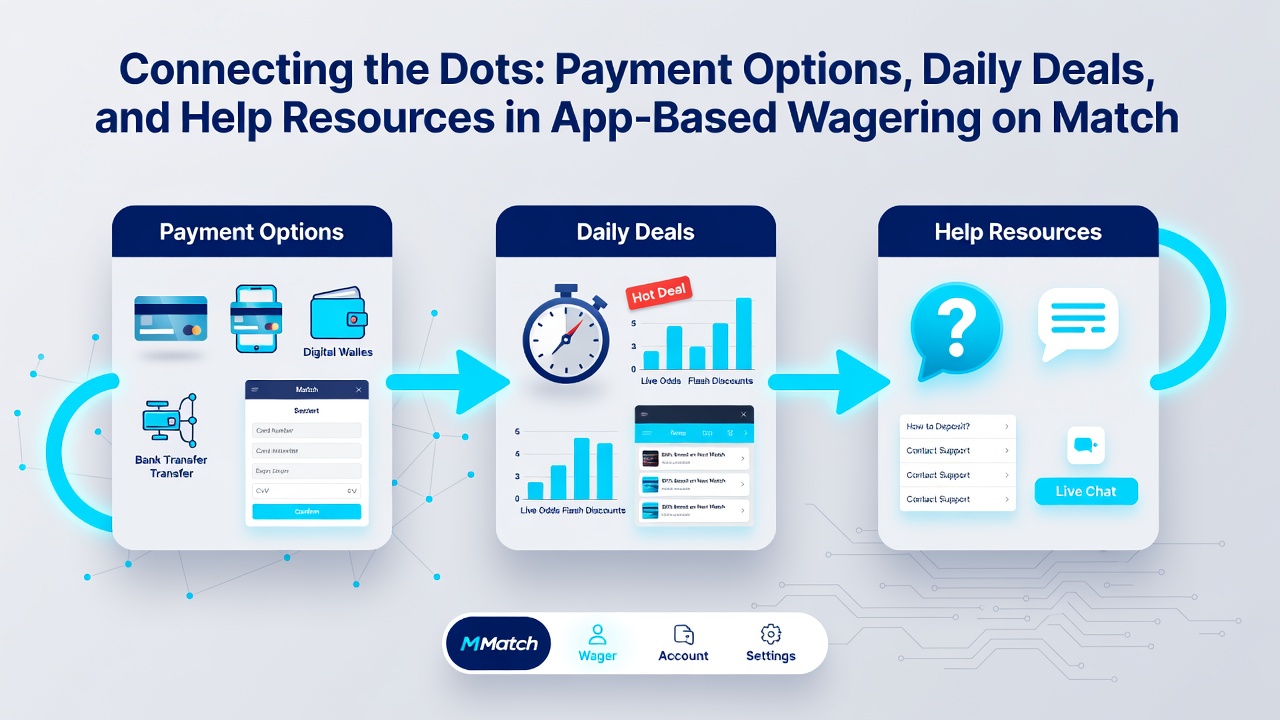 Support resources and help features connected to payment and deal elements in wagering apps