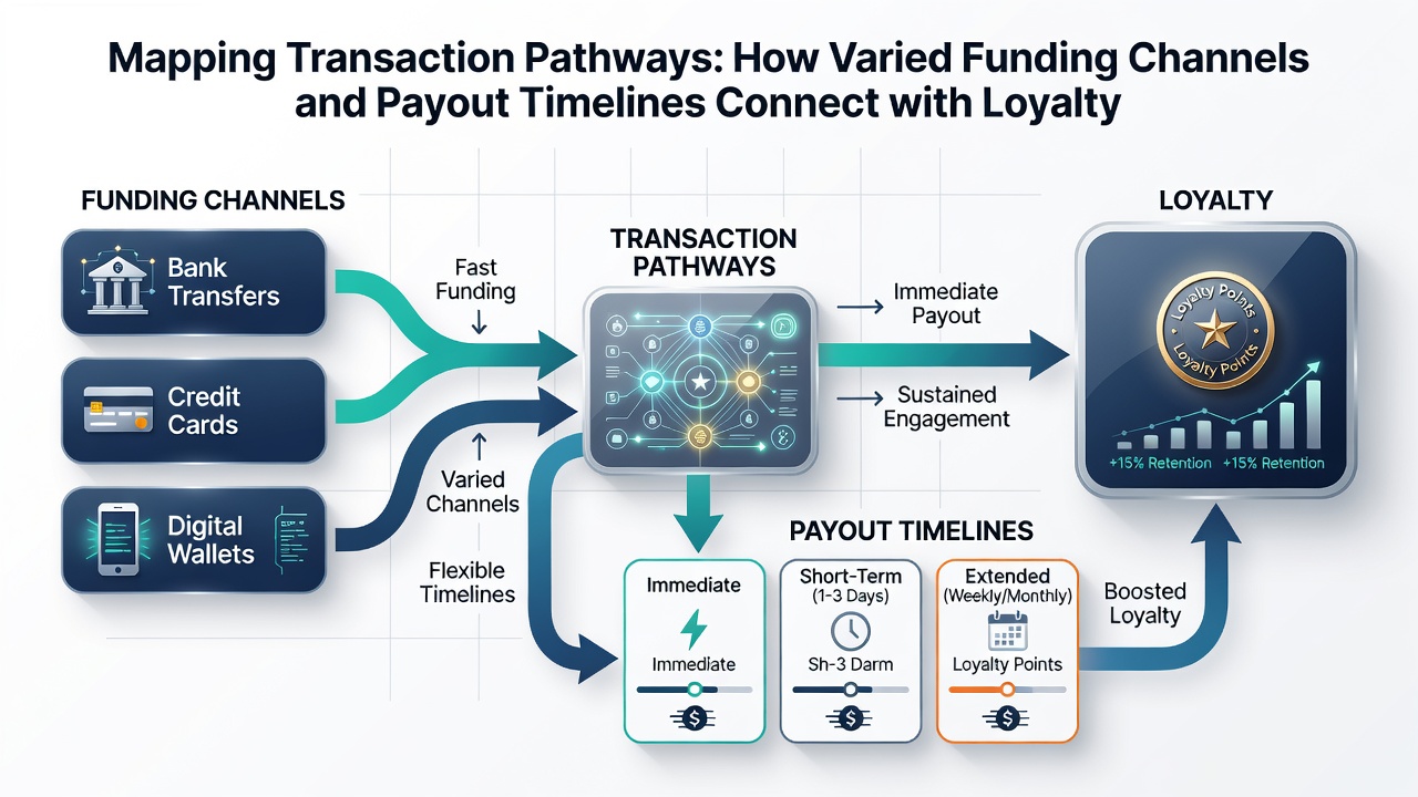 Illustration of loyalty incentives and payout flows in betting apps for football and horse racing