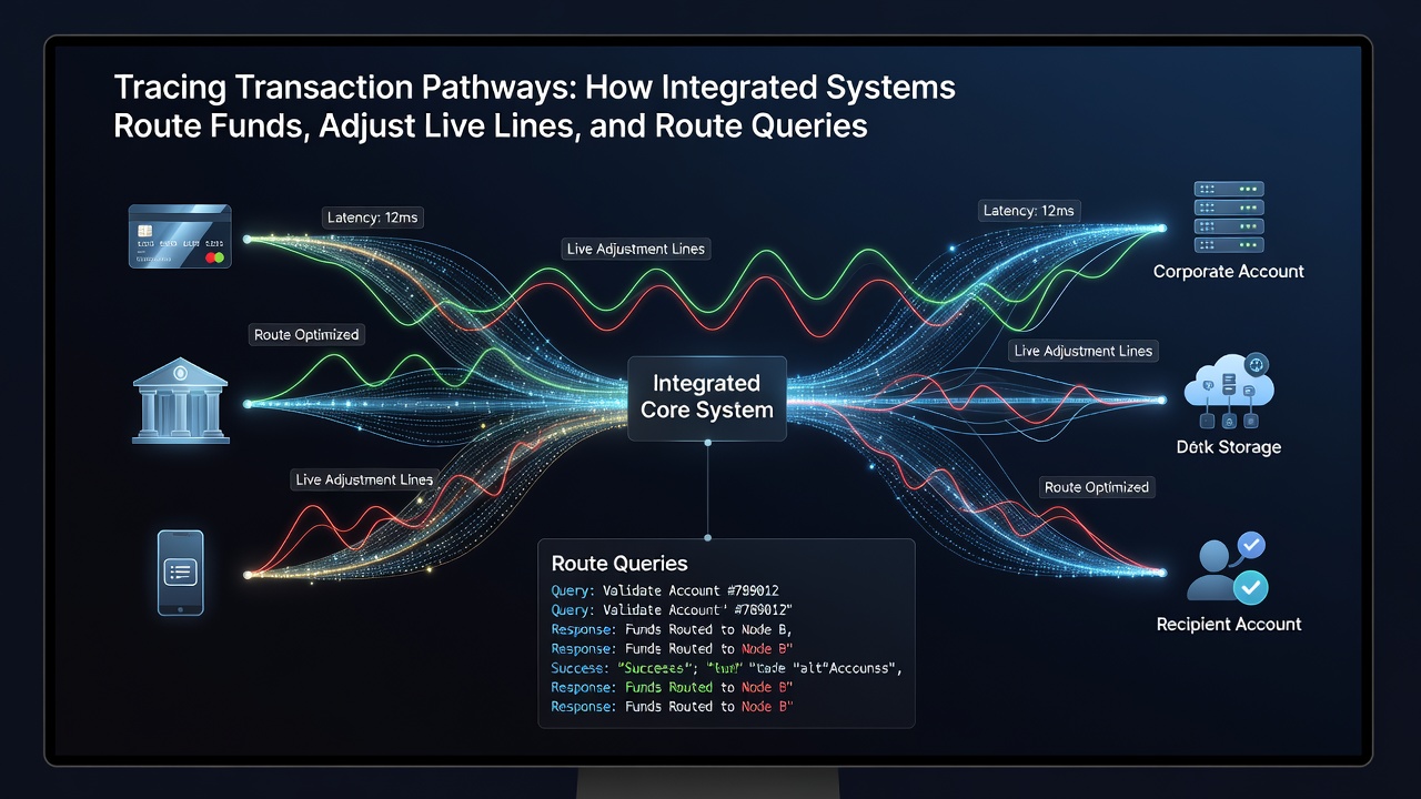 Illustration of live line adjustments and query routing in betting networks connecting football, racing, and casino tables